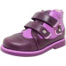 Ботинки на байке фиолетовые с сердечком