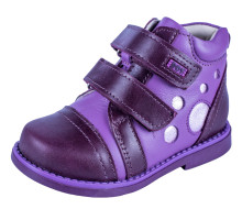 Ботинки на байке фиолетовые