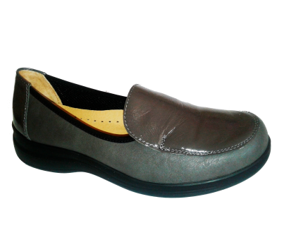 Туфли женские серые