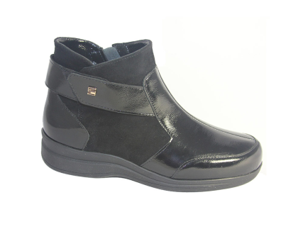 П/сапожки  женские черные 84-3И5-22-408/30