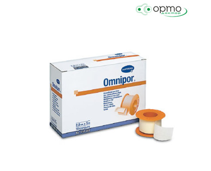 OMNIPOR- Гипоаллергенный пластырь из нетканного матер. /белый/: 5 м * 1,25 см