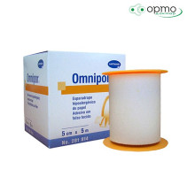 OMNIPOR- Гипоаллергенный пластырь из нетканного матер. /белый/: 5 м * 5 см