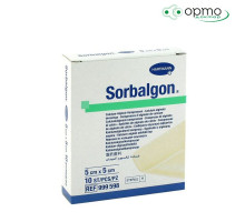 SORBALGON Повязки из волокон кальция-альгината:  5 х 5 см; 1 шт. SORBALGON Повязки из волокон кальция-альгината:  5 х 5 см; 1 шт.